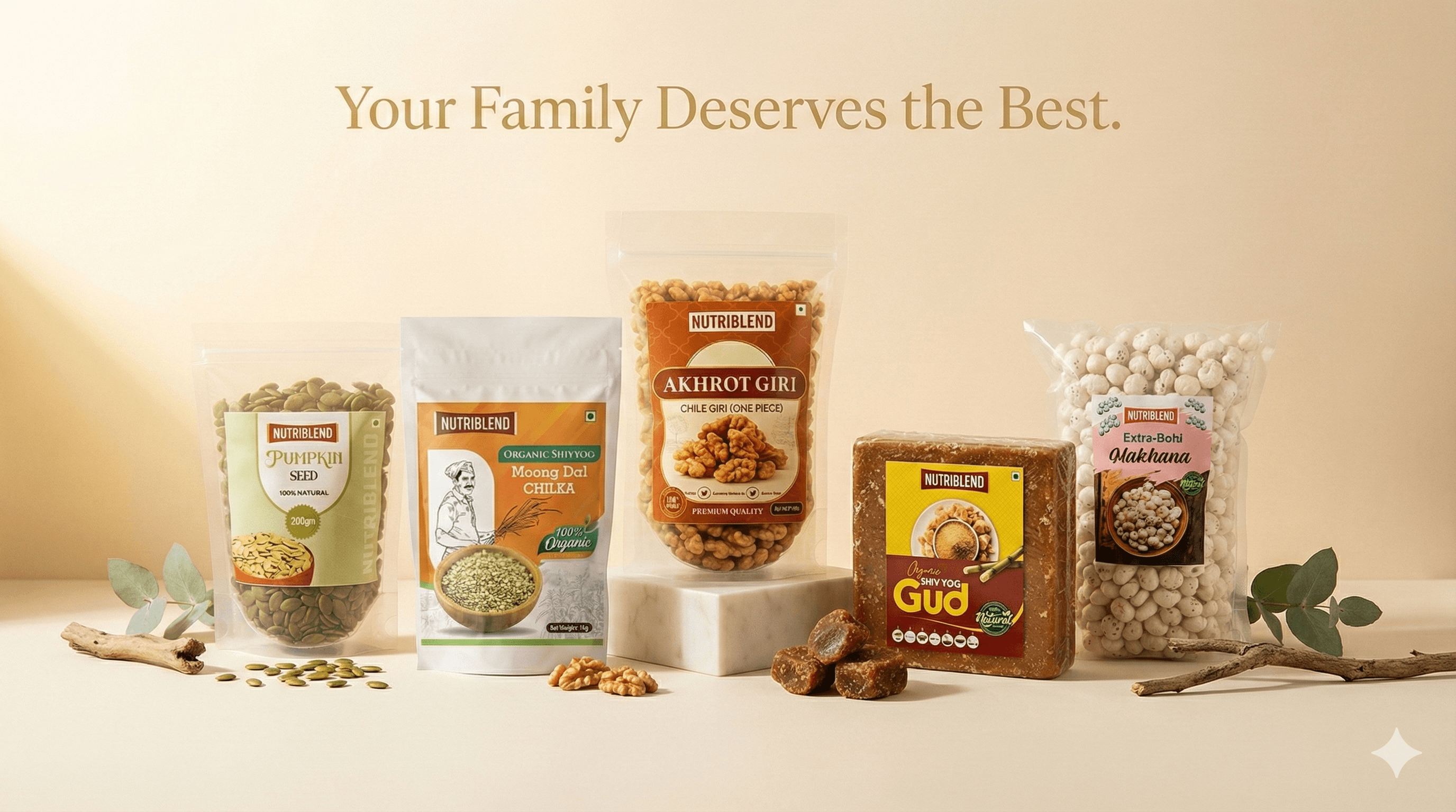 The NutriBlend family at the harvest table