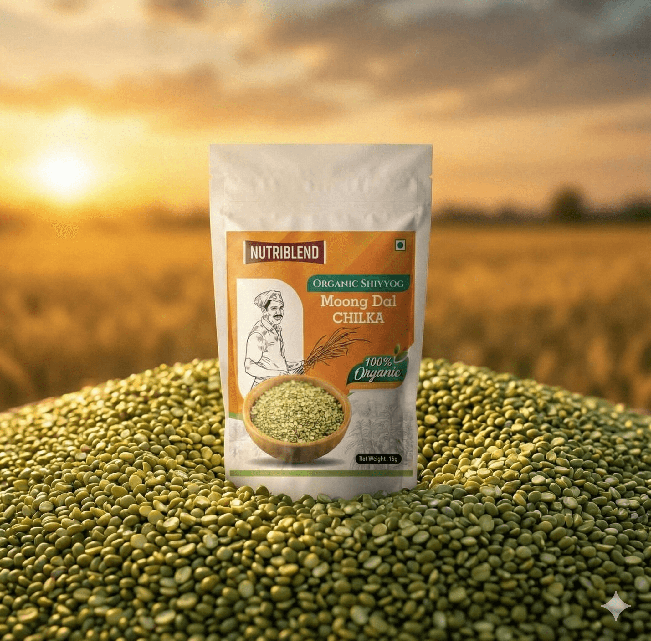 Organic Moong Dal Chilka 1kg