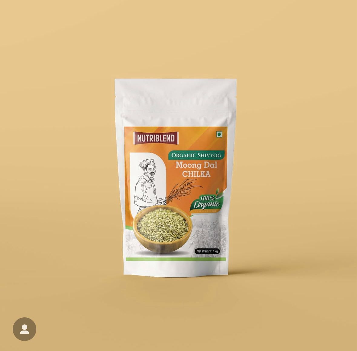 Organic Moong Dal Chilka 1kg