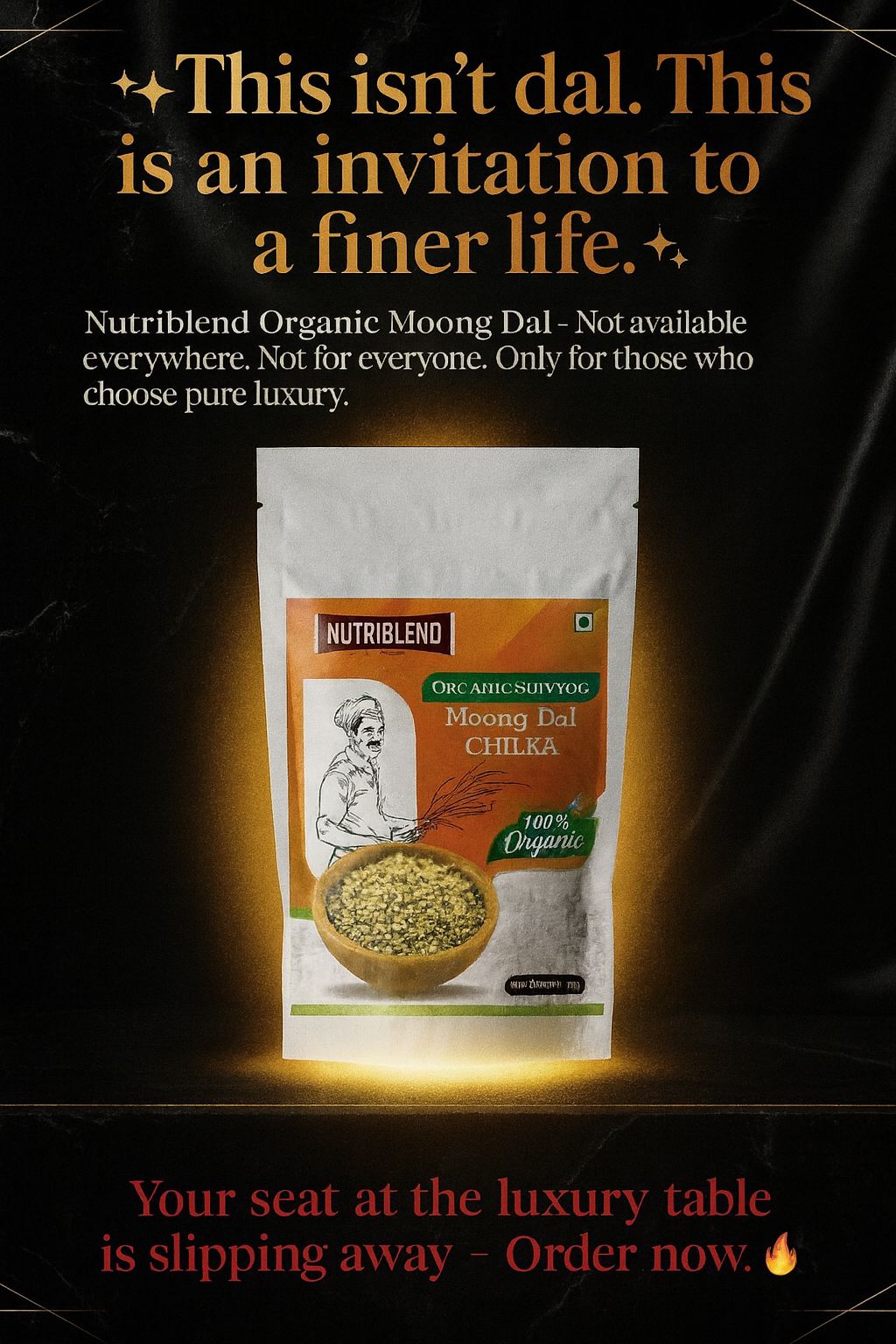 Organic Moong Dal Chilka 1kg